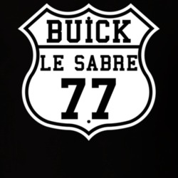 Highway Route 1977 Buick Le Sabre Classic Car T Shirt