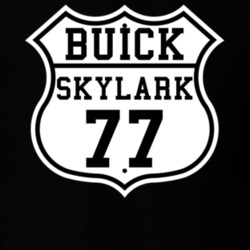 Highway Route 1977 Buick Skylark Classic Car T Shirt