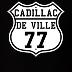 Highway Route 1977 Cadillac De Ville Classic Car T Shirt