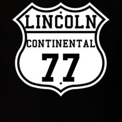 Highway Route 1977 Lincoln Continental Classic Car T Shirt