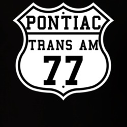 Highway Route 1977 Pontiac Trans Am Classic Car T Shirt