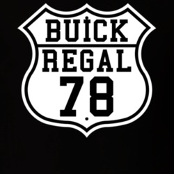 Highway Route 1978 Buick Regal Classic Car T Shirt