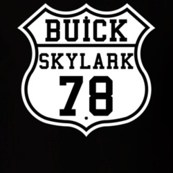 Highway Route 1978 Buick Skylark Classic Car T Shirt
