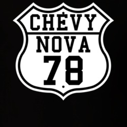 Highway Route 1978 Chevy Nova Classic Car T Shirt