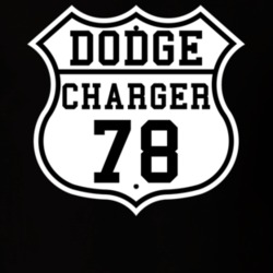Highway Route 1978 Dodge Charger Classic Car T Shirt