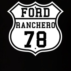 Highway Route 1978 Ranchero Classic Car T Shirt
