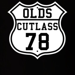 Highway Route 1978 Oldsmobile CutlaSS Classic Car T Shirt