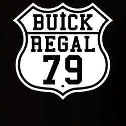 Highway Route 1979 Buick Regal Classic Car T Shirt