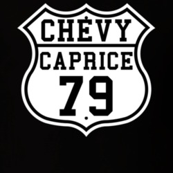 Highway Route 1979 Chevy Caprice Classic Car T Shirt
