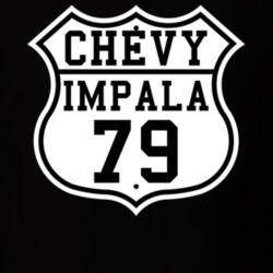 Highway Route 1979 Chevy Impala Classic Car T Shirt