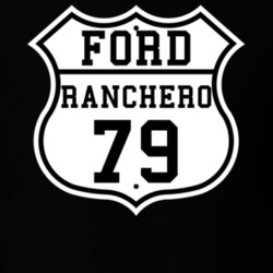 Highway Route 1979 Ranchero Classic Car T Shirt
