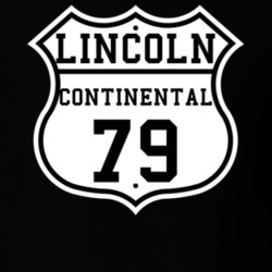 Highway Route 1979 Lincoln Continental Classic Car T Shirt