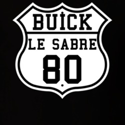 Highway Route 1980 Buick Le Sabre Classic Car T Shirt