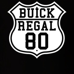 Highway Route 1980 Buick Regal Classic Car T Shirt