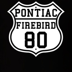 Highway Route 1980 Firebird Trans Am Classic Car T Shirt