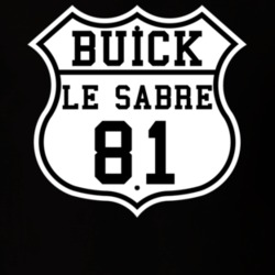 Highway Route 1981 Buick Le Sabre Classic Car T Shirt