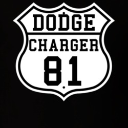 Highway Route 1981 Dodge Charger Classic Car T Shirt