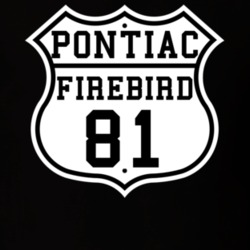 Highway Route 1981 Firebird Trans Am Classic Car T Shirt