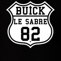 Highway Route 1982 Buick Le Sabre Classic Car T Shirt