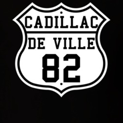 Highway Route 1982 Cadillac De Ville Classic Car T Shirt