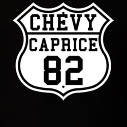 Highway Route 1982 Chevy Caprice Classic Car T Shirt