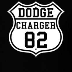 Highway Route 1982 Dodge Charger Classic Car T Shirt