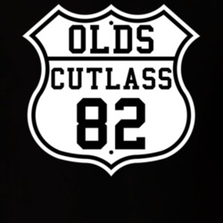 Highway Route 1982 Oldsmobile CutlaSS Classic Car T Shirt