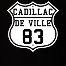 Highway Route 1983 Cadillac De Ville Classic Car T Shirt