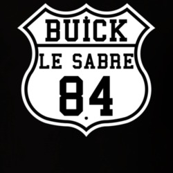 Highway Route 1984 Buick Le Sabre Classic Car T Shirt