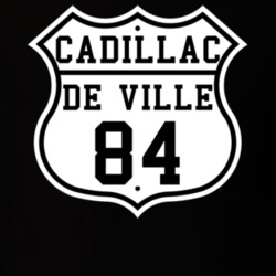 Highway Route 1984 Cadillac De Ville Classic Car T Shirt