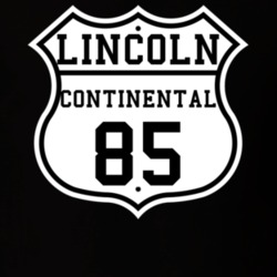 Highway Route 1985 Lincoln Continental Classic Car T Shirt
