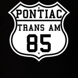 Highway Route 1985 Pontiac Trans Am Classic Car T Shirt