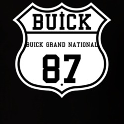Highway Route 1987 Buick Grand National Classic Car T Shirt