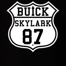 Highway Route 1987 Buick Skylark Classic Car T Shirt
