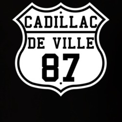 Highway Route 1987 Cadillac De Ville Classic Car T Shirt