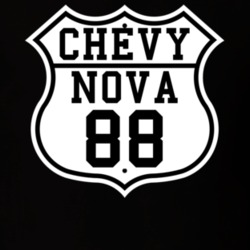 Highway Route 1988 Chevy Nova Classic Car T Shirt