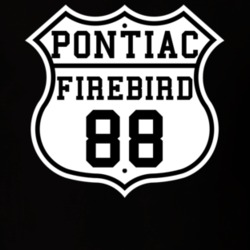 Highway Route 1988 Firebird Trans Am Classic Car T Shirt