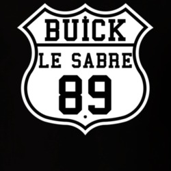 Highway Route 1989 Buick Le Sabre Classic Car T Shirt