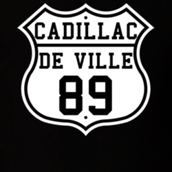 Highway Route 1989 Cadillac De Ville Classic Car T Shirt