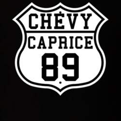Highway Route 1989 Chevy Caprice Classic Car T Shirt