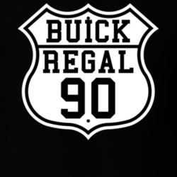 Highway Route 1990 Buick Regal Classic Car T Shirt