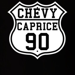 Highway Route 1990 Chevy Caprice Classic Car T Shirt
