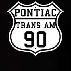 Highway Route 1990 Pontiac Trans Am Classic Car T Shirt