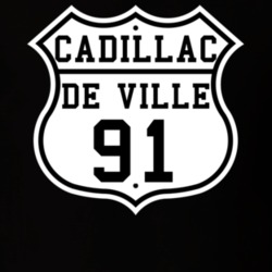 Highway Route 1991 Cadillac De Ville Classic Car T Shirt