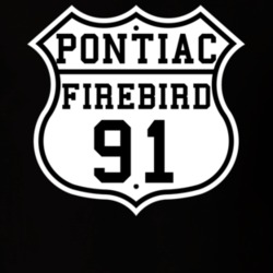 Highway Route 1991 Firebird Trans Am Classic Car T Shirt