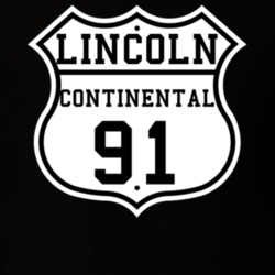 Highway Route 1991 Lincoln Continental Classic Car T Shirt