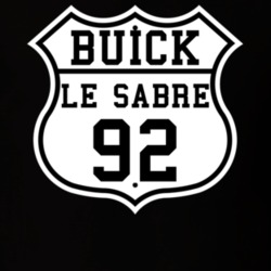Highway Route 1992 Buick Le Sabre Classic Car T Shirt