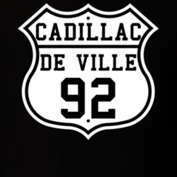 Highway Route 1992 Cadillac De Ville Classic Car T Shirt