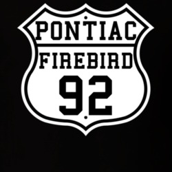 Highway Route 1992 Firebird Trans Am Classic Car T Shirt