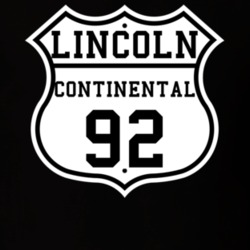 Highway Route 1992 Lincoln Continental Classic Car T Shirt